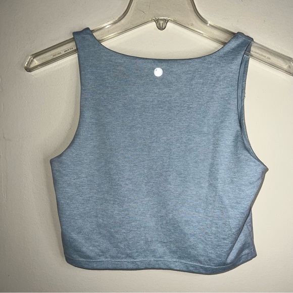 Yogalicious Lux Light Blue Gray Tank Fitness Casual Size Small - Picture 6 of 7